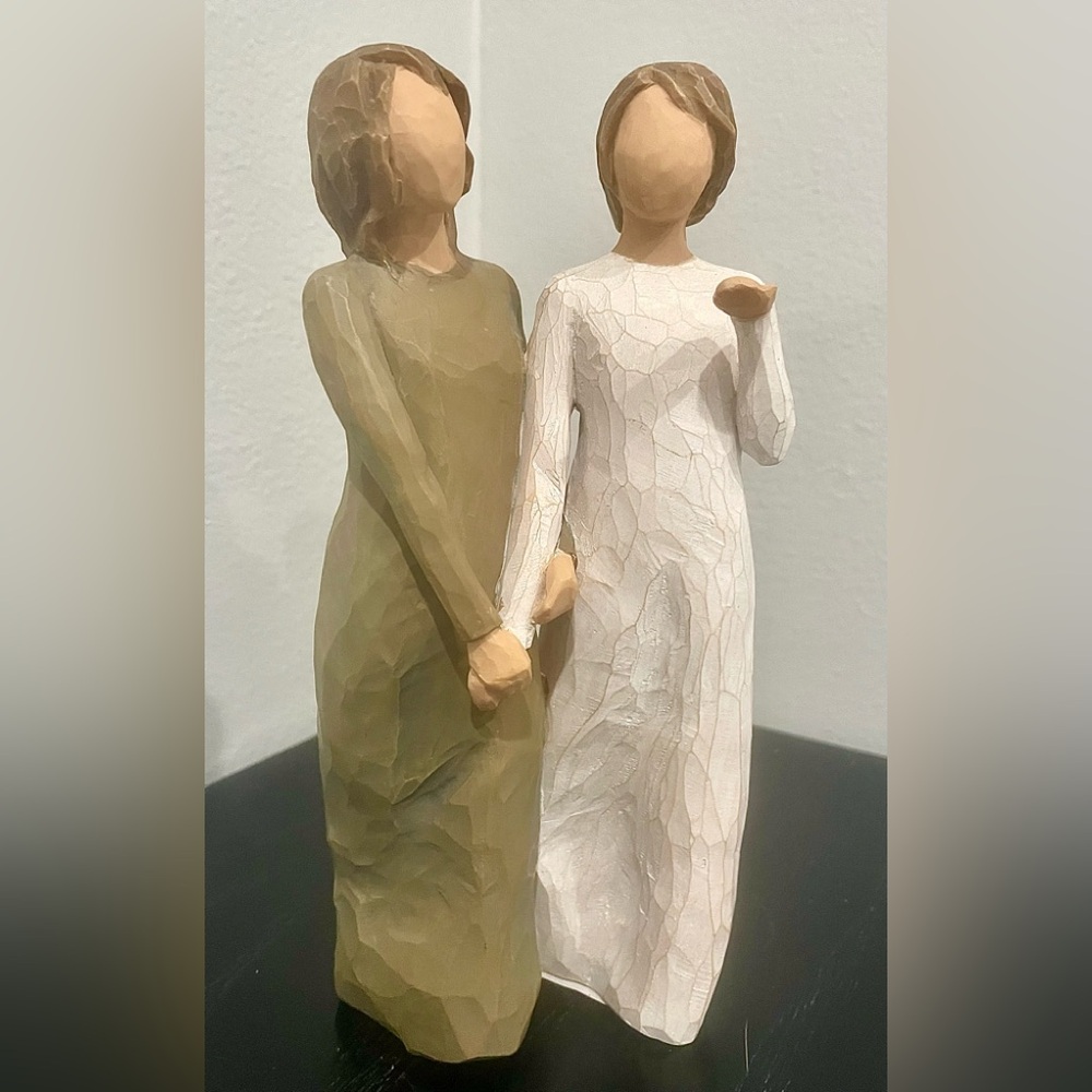 Willow Tree hand carved “Sisters” figurine.